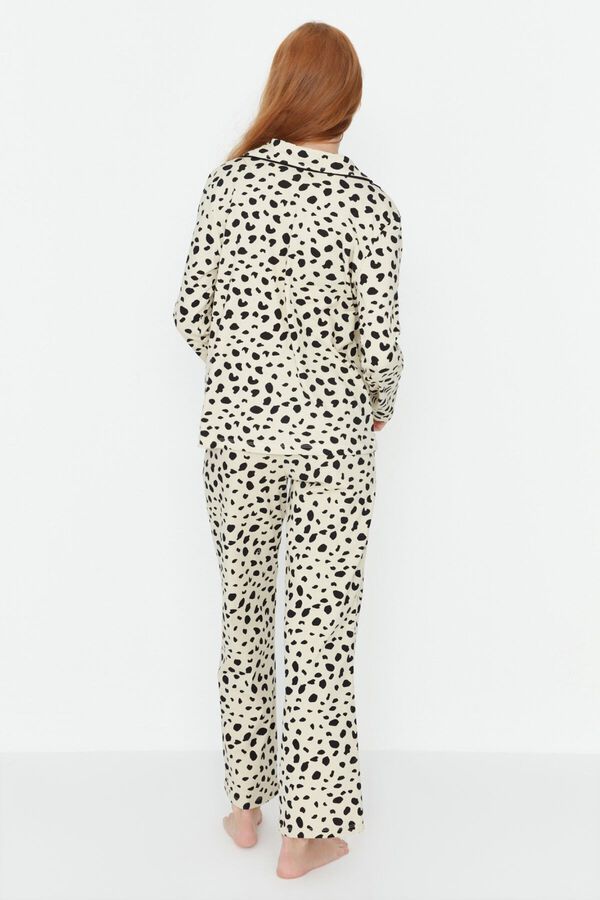 Trendyol Pijama con estampado animal estampado