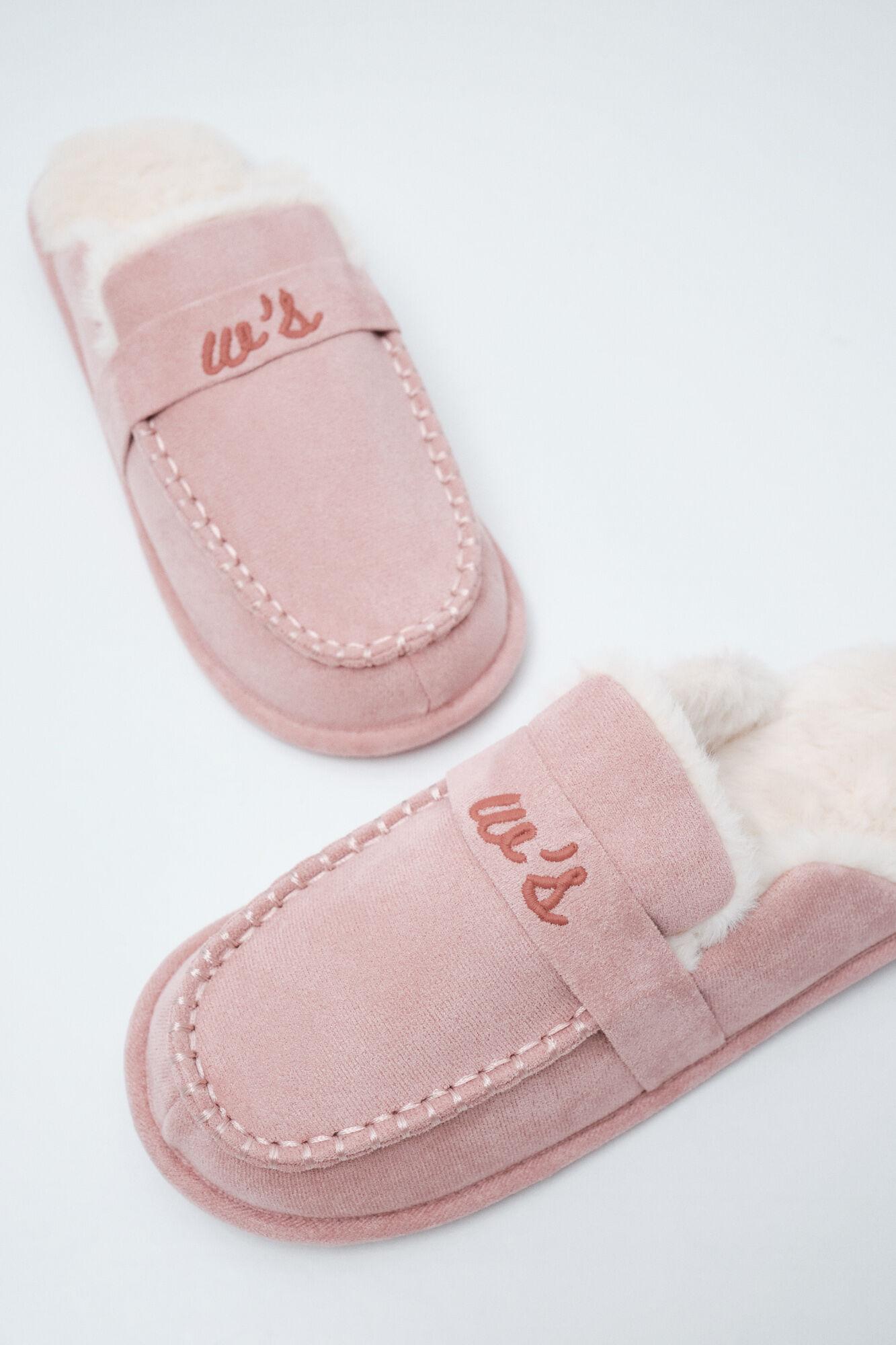 Women'secret Zapatillas casa mocas&iacute;n forrado rosa