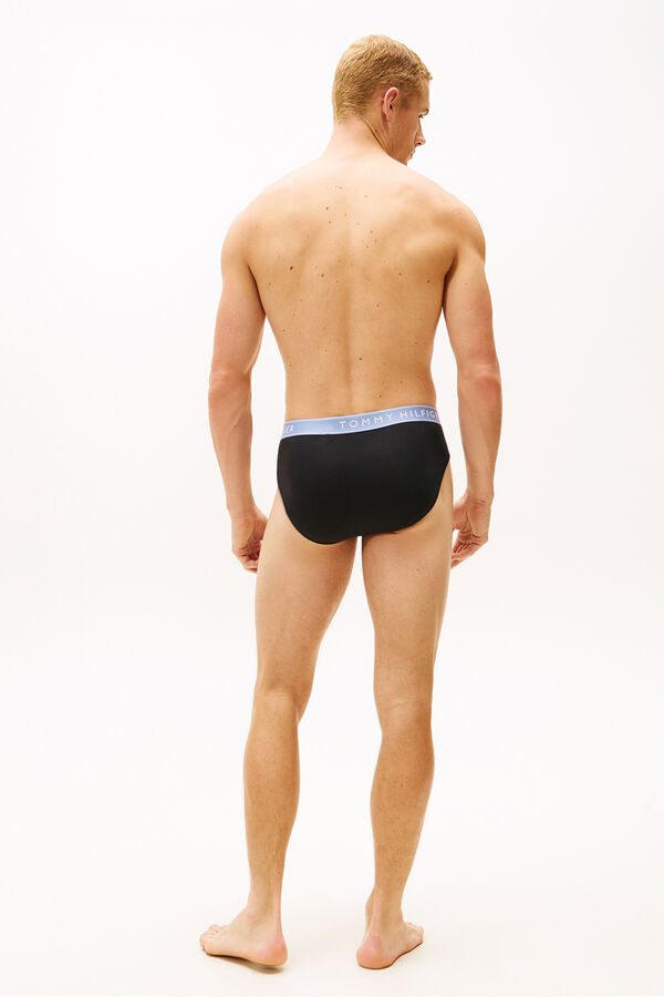 Tommy Hilfiger Pack de 3 Slip Algod&oacute;n negro