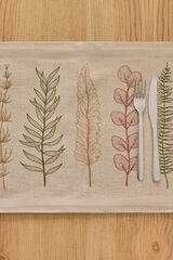 Textura Folhas individuais bege