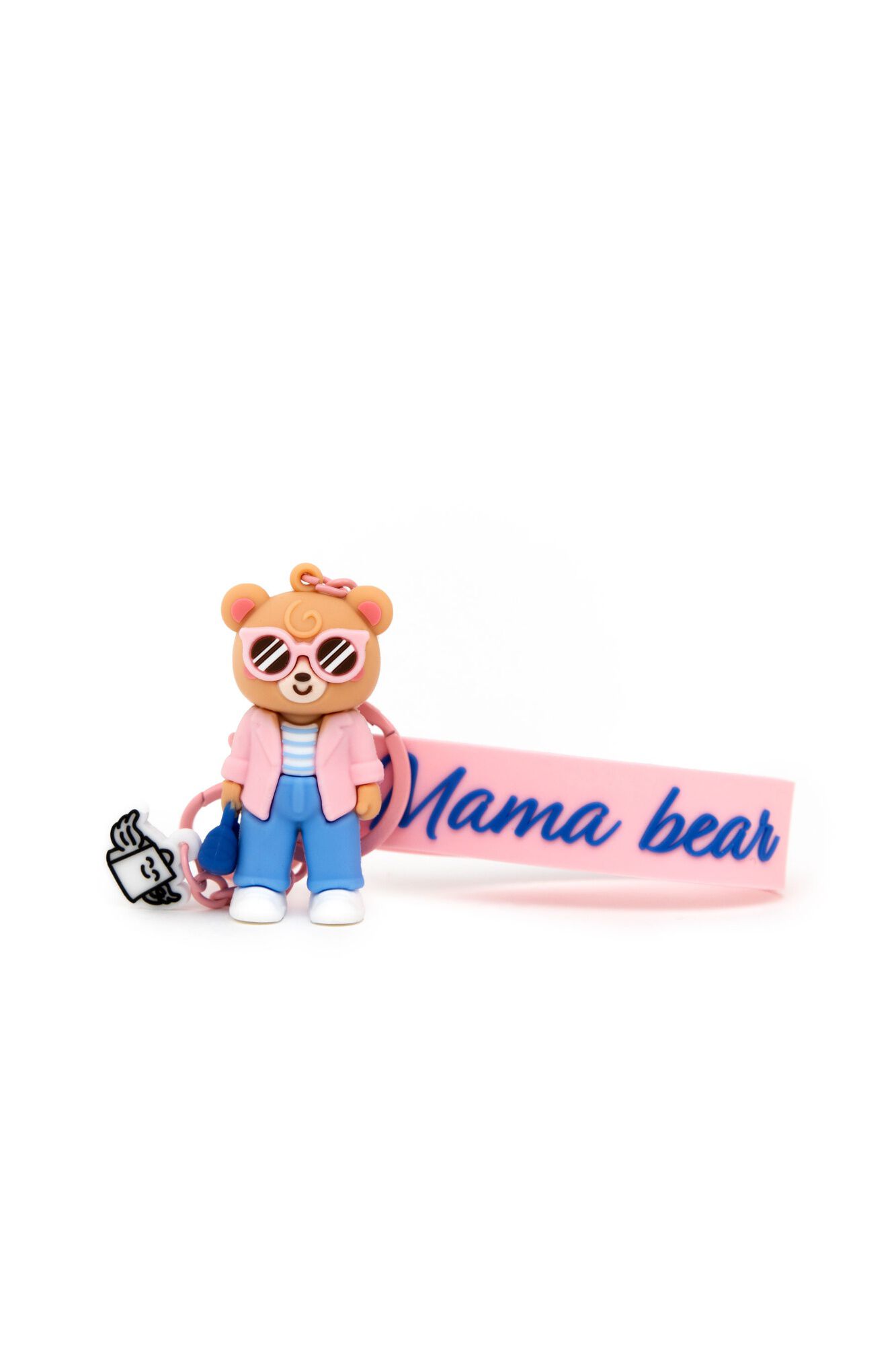 Mr. Wonderful Llavero con charms - Mama bear