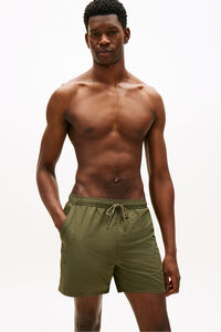 Tommy Hilfiger Cal&ccedil;&otilde;es de banho com inscri&ccedil;&atilde;o lateral