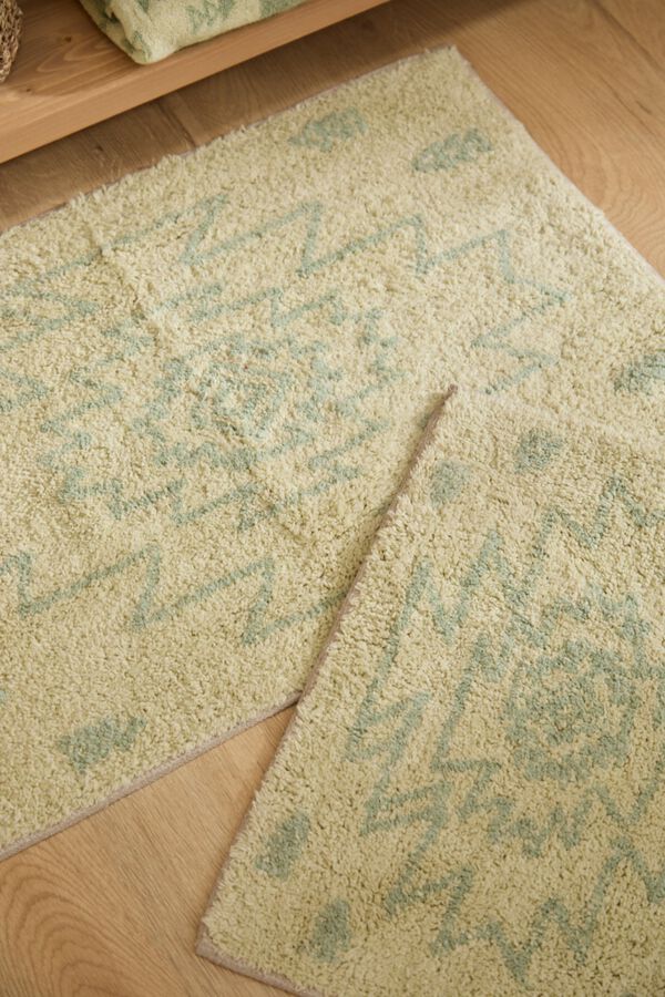 Calma House Tapete de banho Neptuno verde 50x35 verde