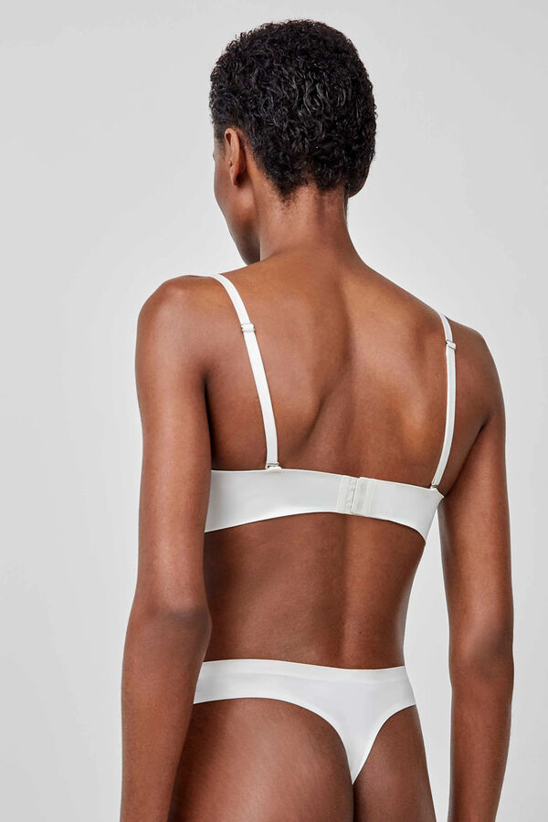 Gisela Sujetador bandeau marfil