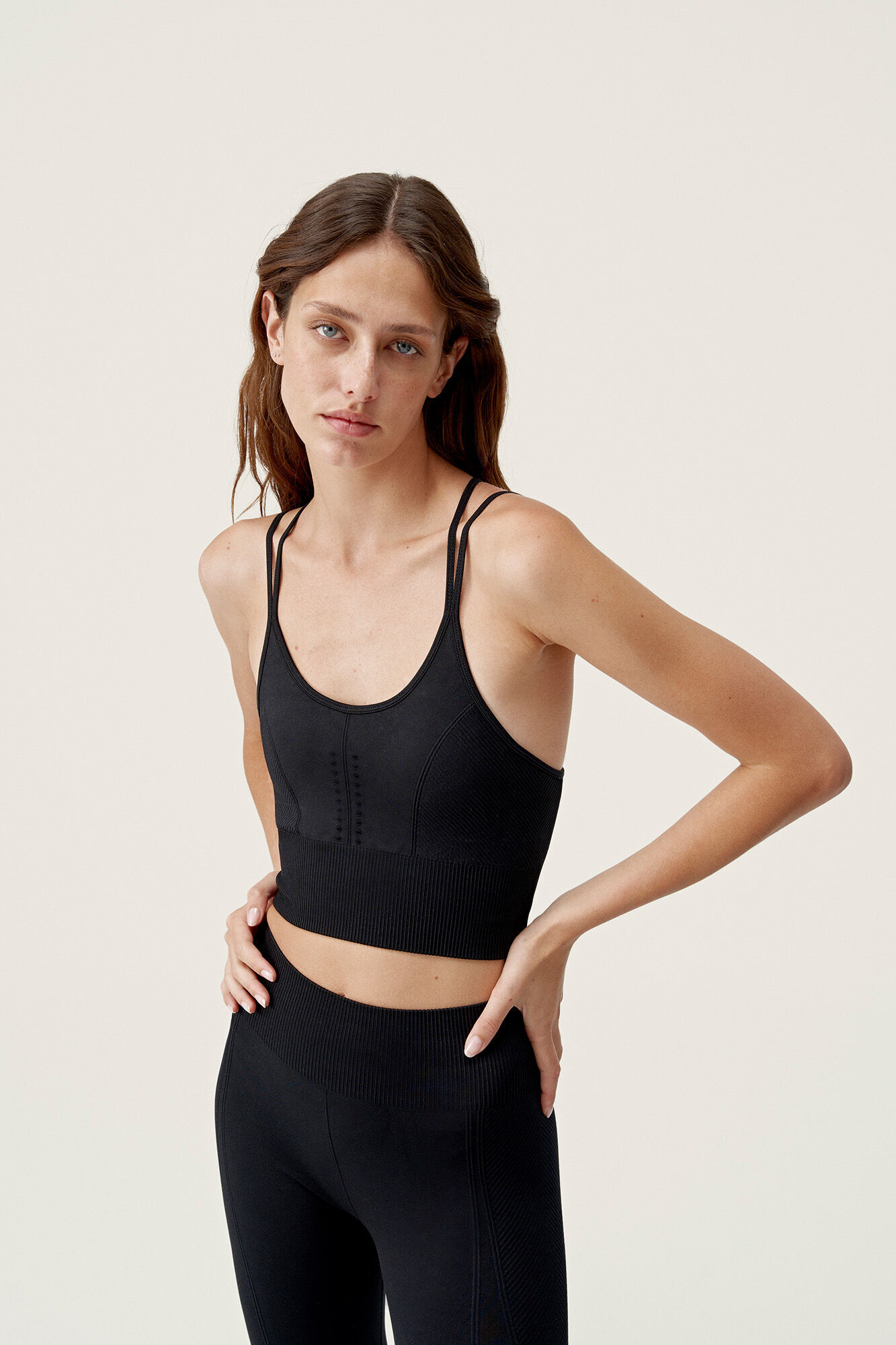 Born Living Yoga Top India Black
