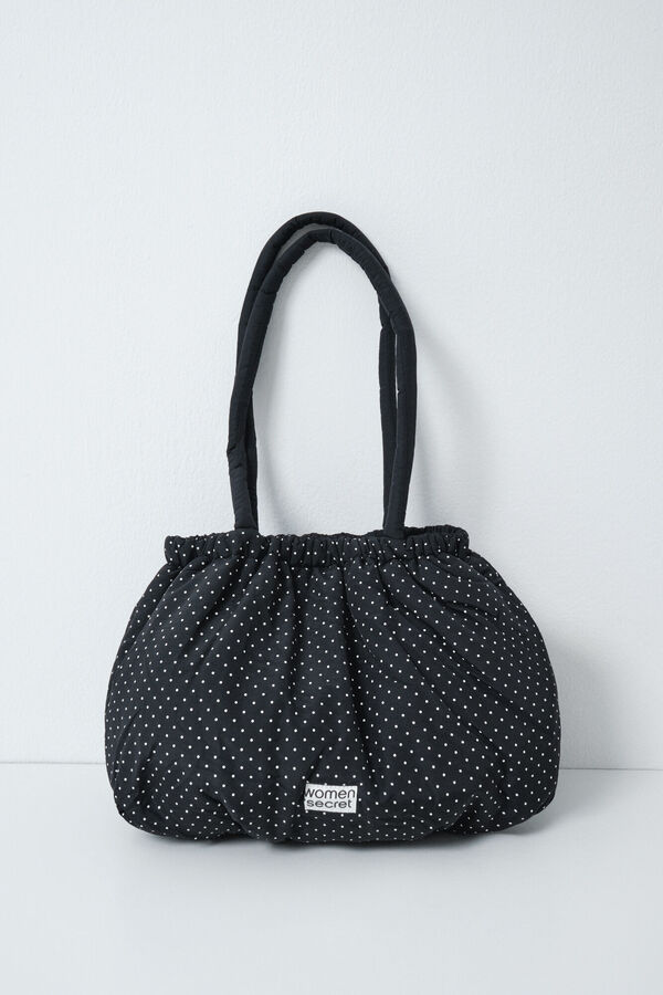 Women'secret Mala acolchoada franzida preto