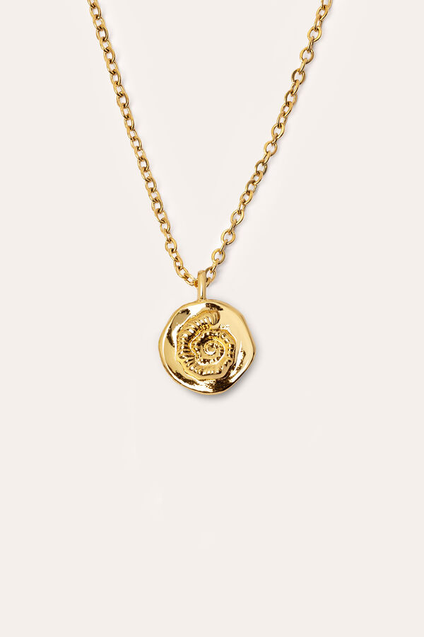 Womensecret Gold Bathroom Treasure Necklace estampado