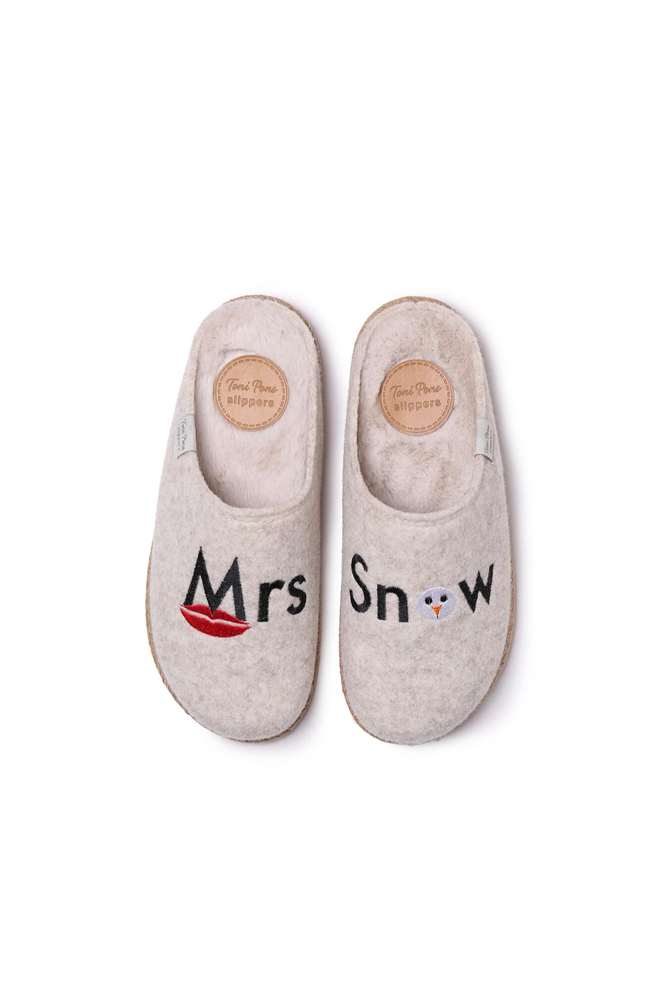 Toni Pons Chinelos de quarto de feltro femininas
