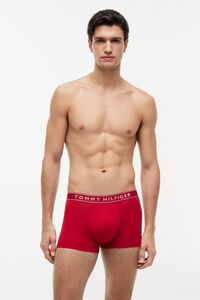 Tommy Hilfiger Pack 3 boxers em algod&atilde;o