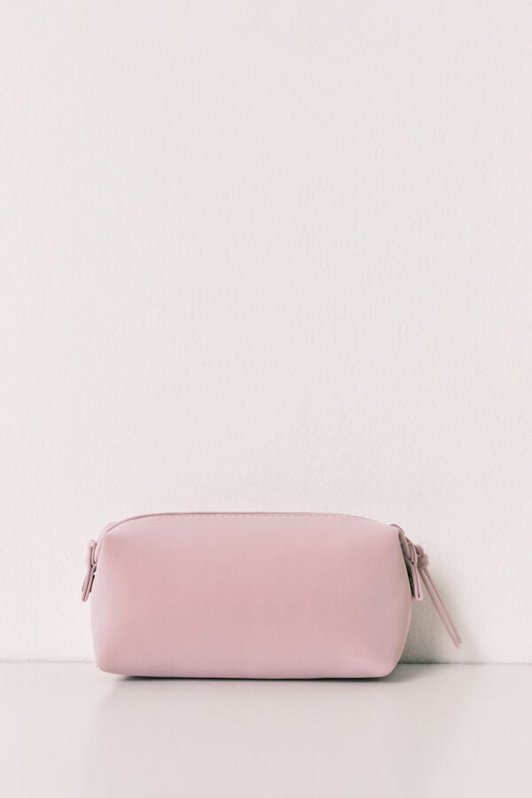 Women'secret Necessaire pequena com fecho-&eacute;clair rosa rosa