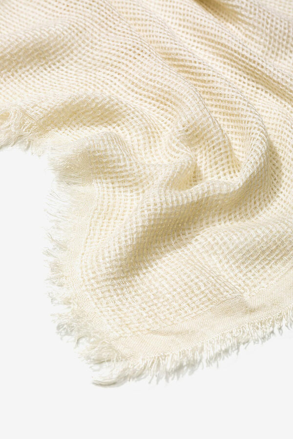 Vilanova Pa&ntilde;uelo Rectangular con Aberturas rojo