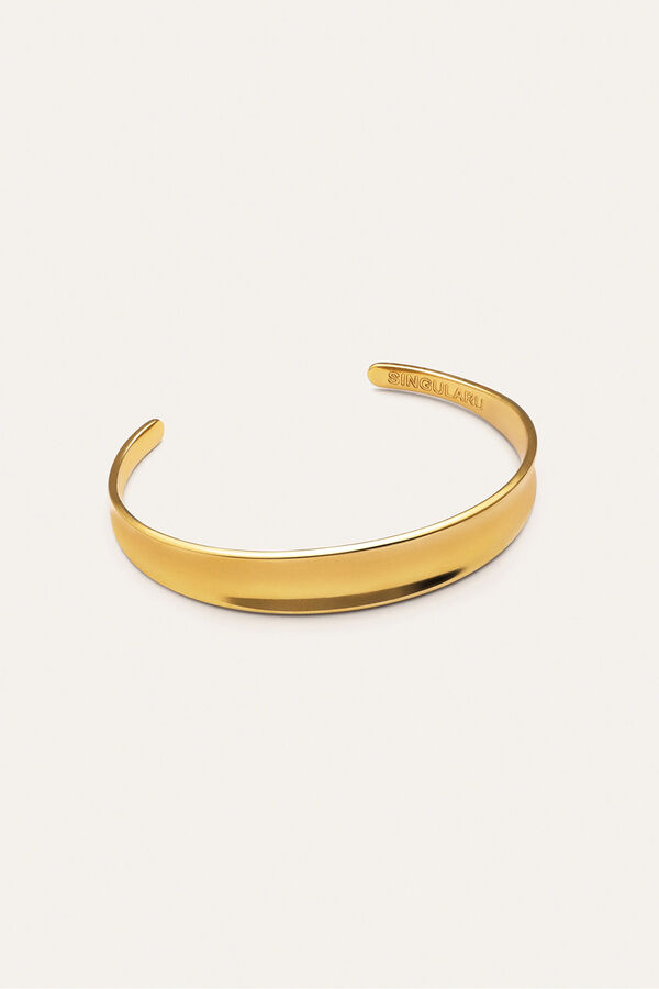 Singularu Brazalete Easy Acero Ba&ntilde;o Oro amarillo