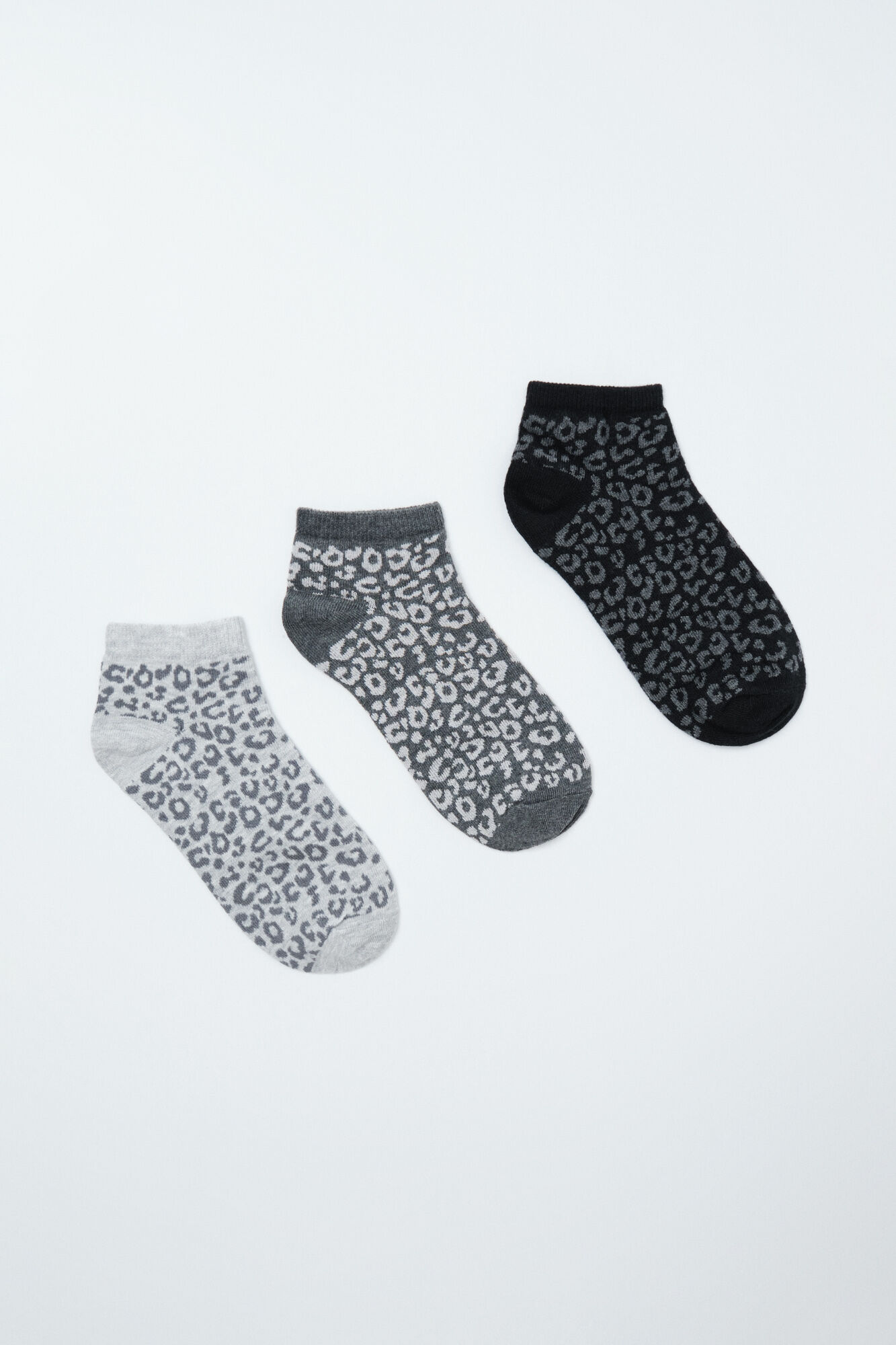 Women'secret Pack 3 meias curtas estampado animal