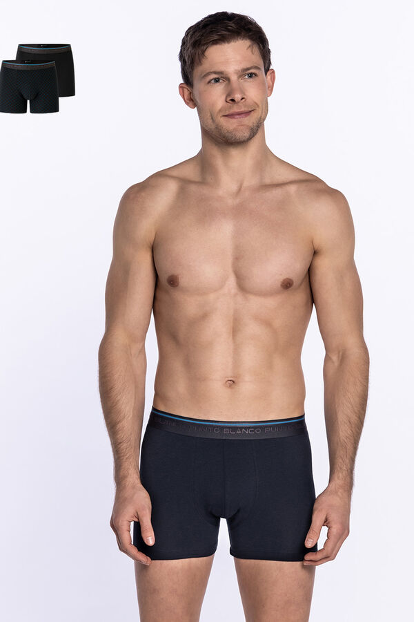 Punto Blanco Pacote de 2 boxers estampado