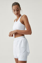 Born Living Yoga Short Bikila White  blanco