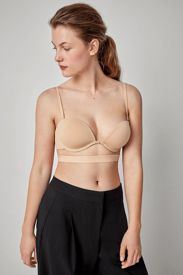 Gisela Sujetador multiposici&oacute;n escote nude