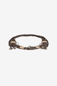 Vilanova Cinto de macram&eacute; com cord&otilde;es