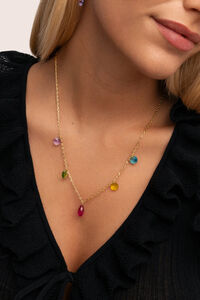 Singularu Gold Plated Candy Necklace