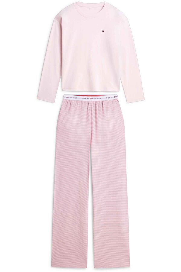 Tommy Underwear Pijama comprido em jersey rosa