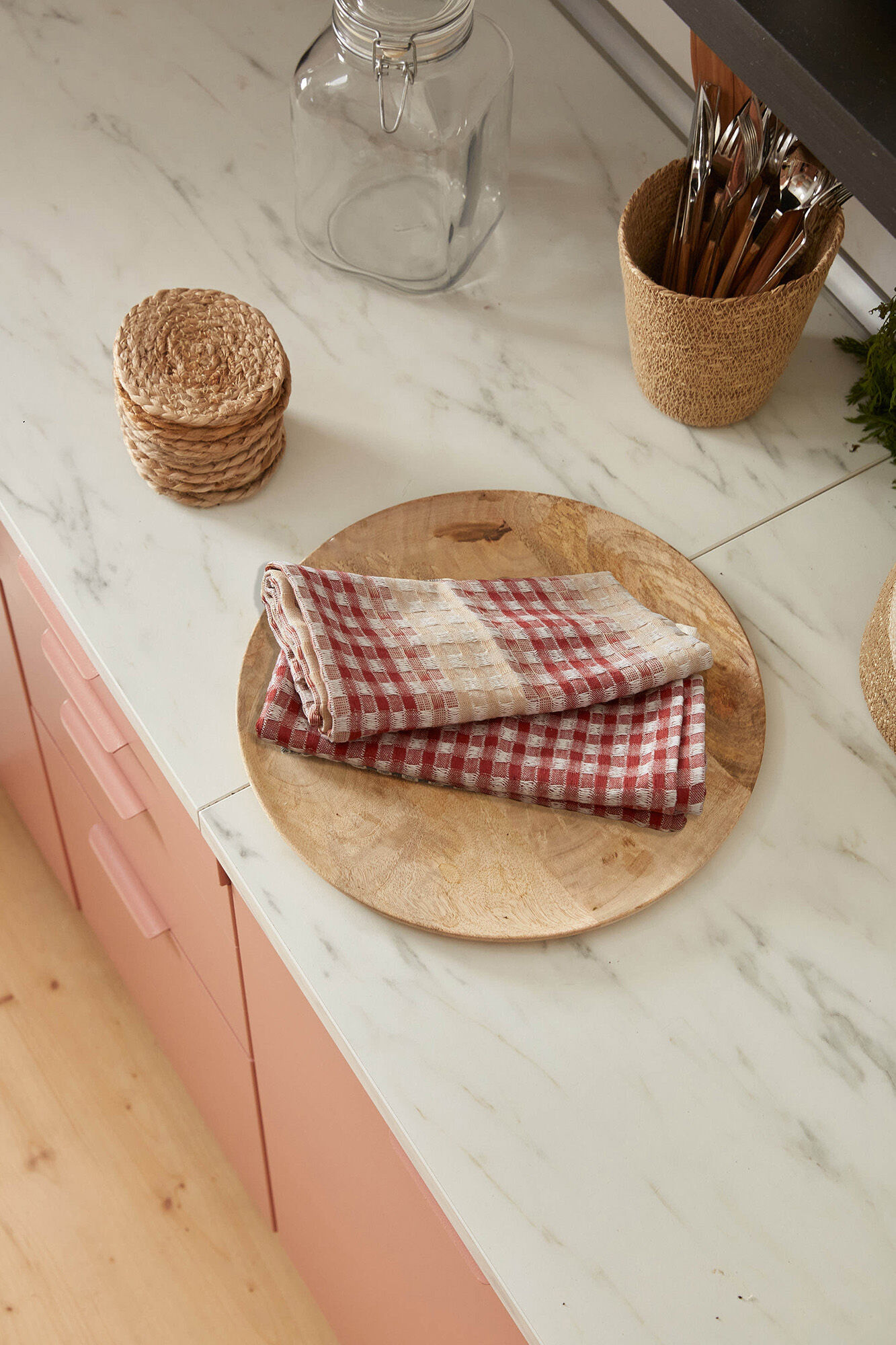 Calma House Trapo de cocina (set de 2 uds) Ibiza 50x70 Tierra