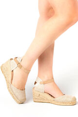 Vidorreta Sandalia Cu&ntilde;a Yute  blanco