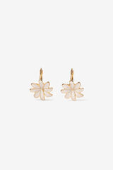 Vilanova Pendientes Flor Esmaltada amarillo