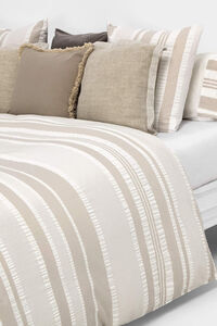 Textura Funda nórdica algodón rayas. Cama 180-200cm.