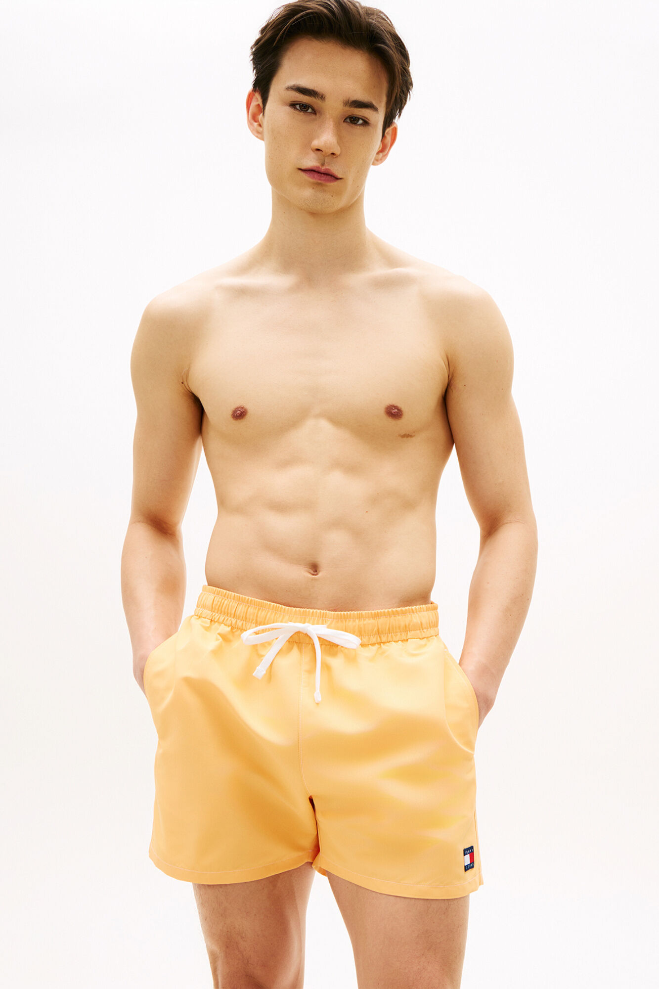 Tommy Hilfiger Ba&ntilde;ador hombre con bandera bordada