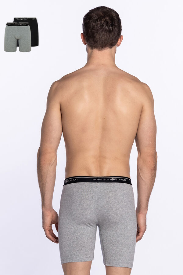 Punto Blanco Pack de 2 boxeadores de ciclismo estampado
