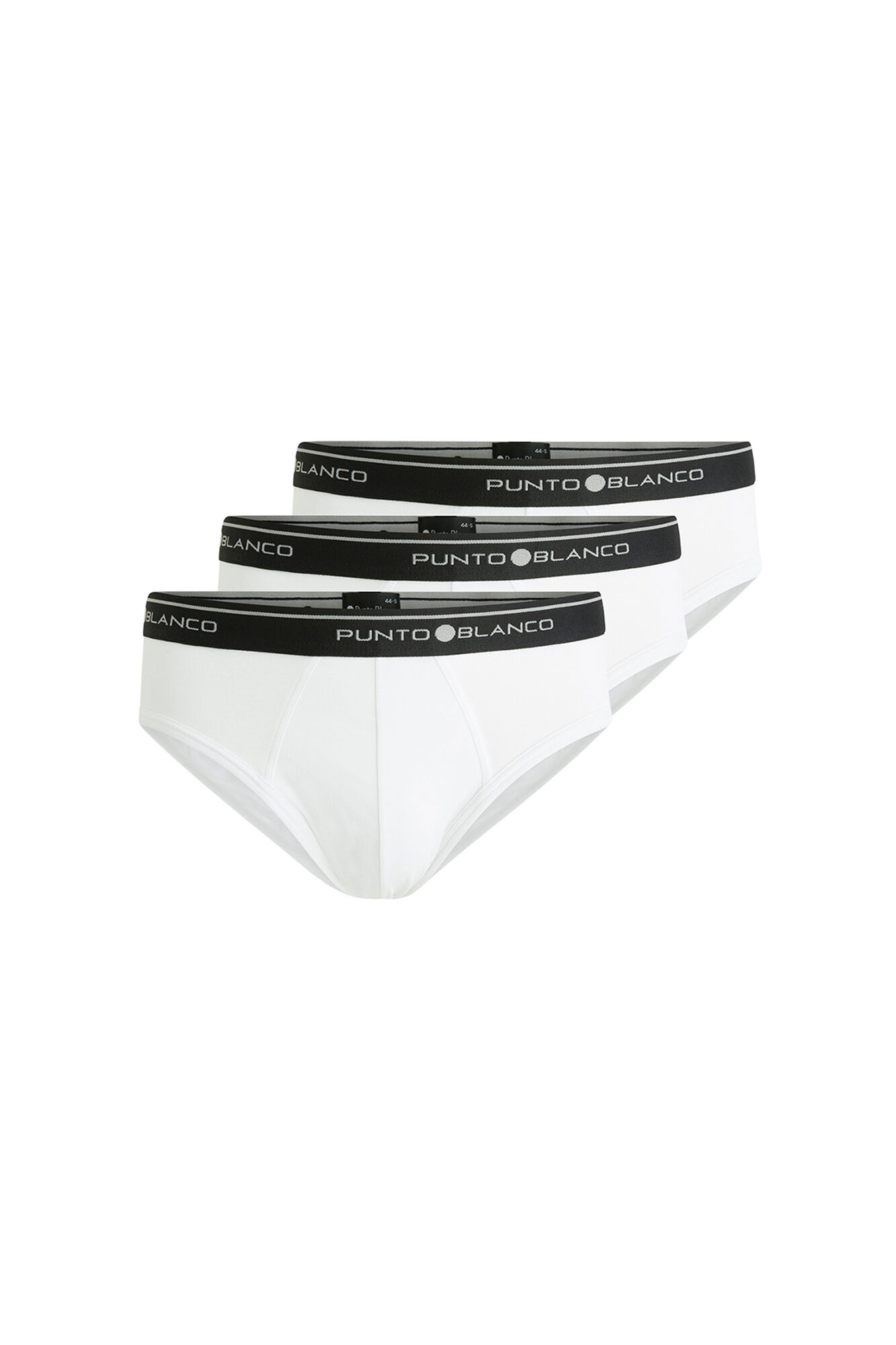 Punto Blanco Pack de 3 cuecas de algod&atilde;o
