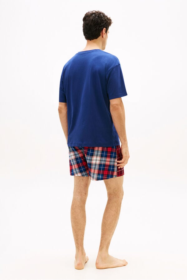 Tommy Hilfiger Conjunto de pijama curto com T-shirt e boxer estampado