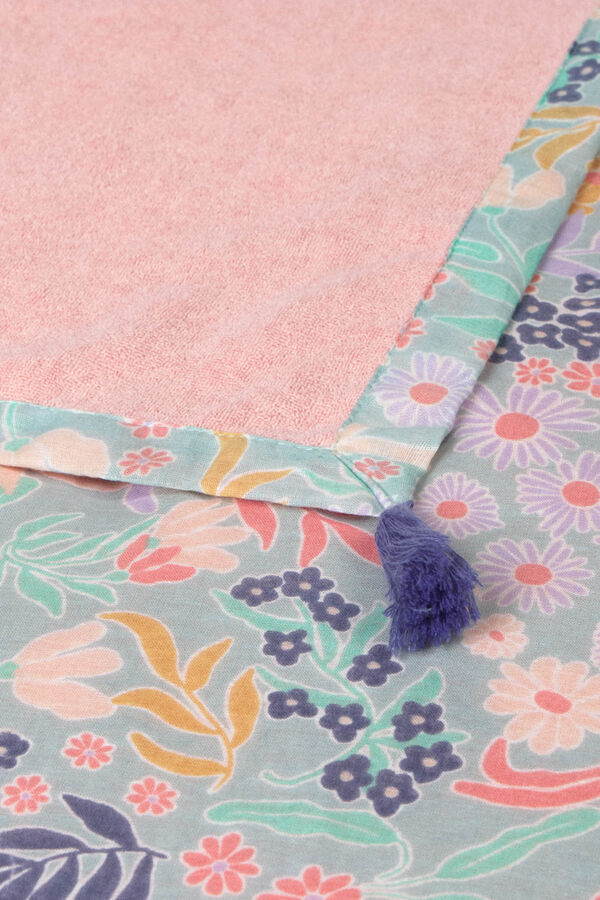 Textura Top decote cruzado para maternity e amamentação azul