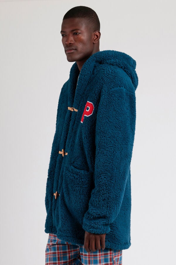 Admas Robe Coat azul