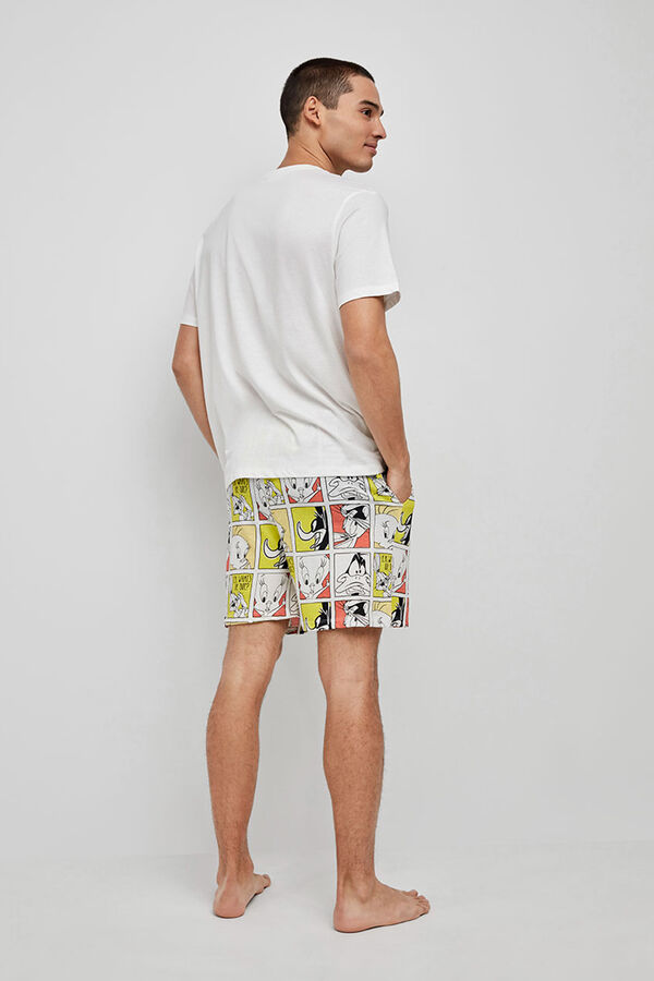 Gisela Looney Tunes men's white short pajamas white
