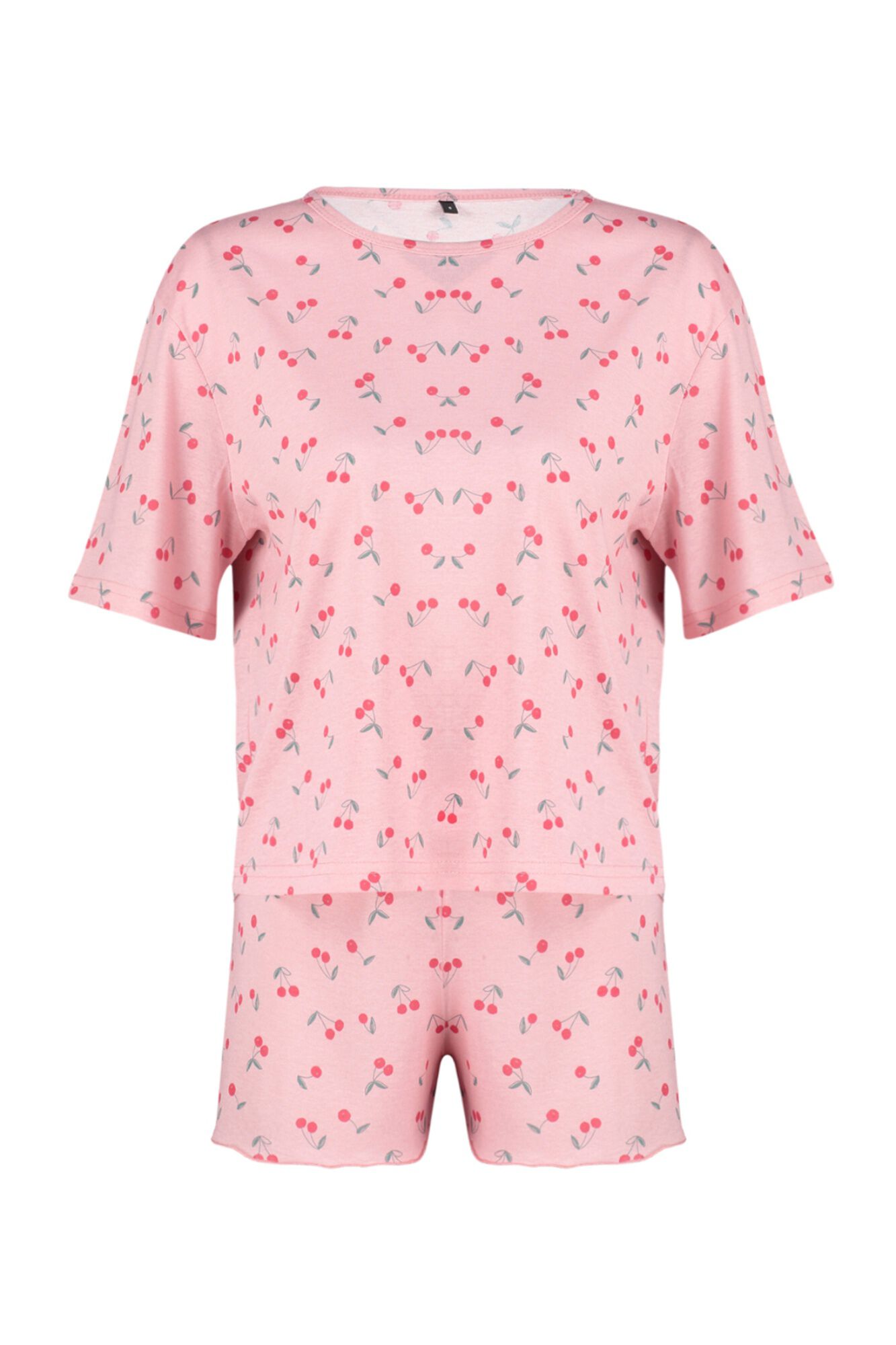 Trendyol Conjunto de pijama curto cerejas