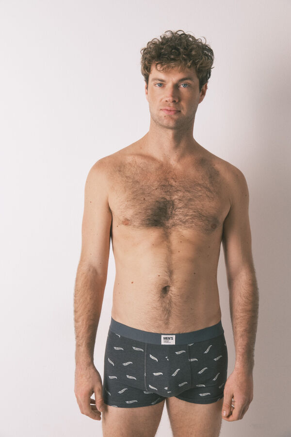 Women'secret Pacote com 2 boxers de cuecas "Hotwheels" bege