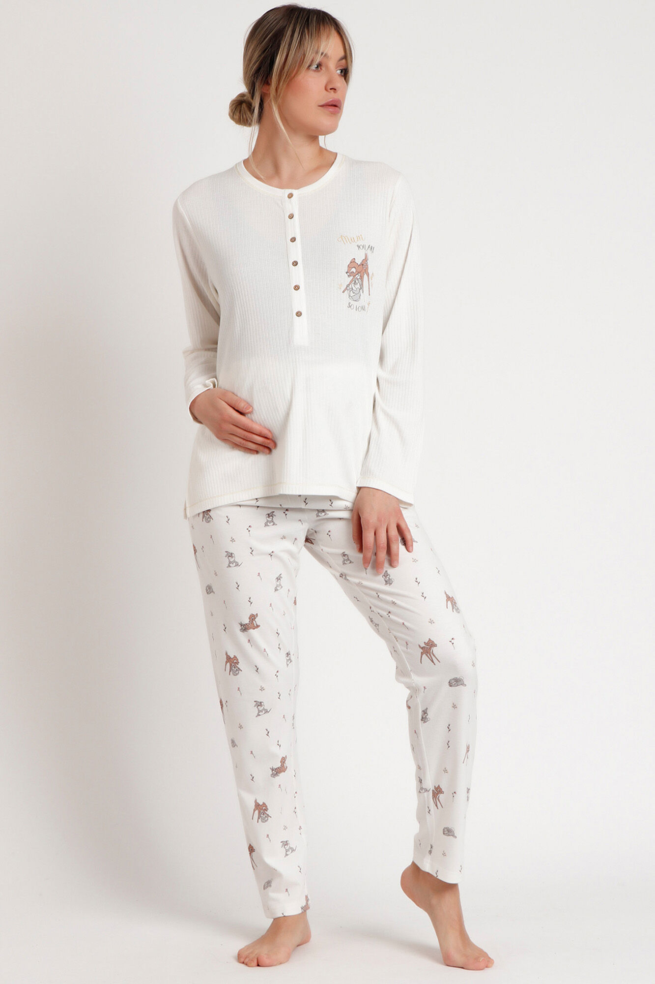 Admas Pijama Maternity Disney Bambi You are so
