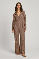 Womensecret Animal print pyjamas set nude