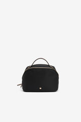 Vilanova Bolsa de Cosméticos Efecto Nailon negro