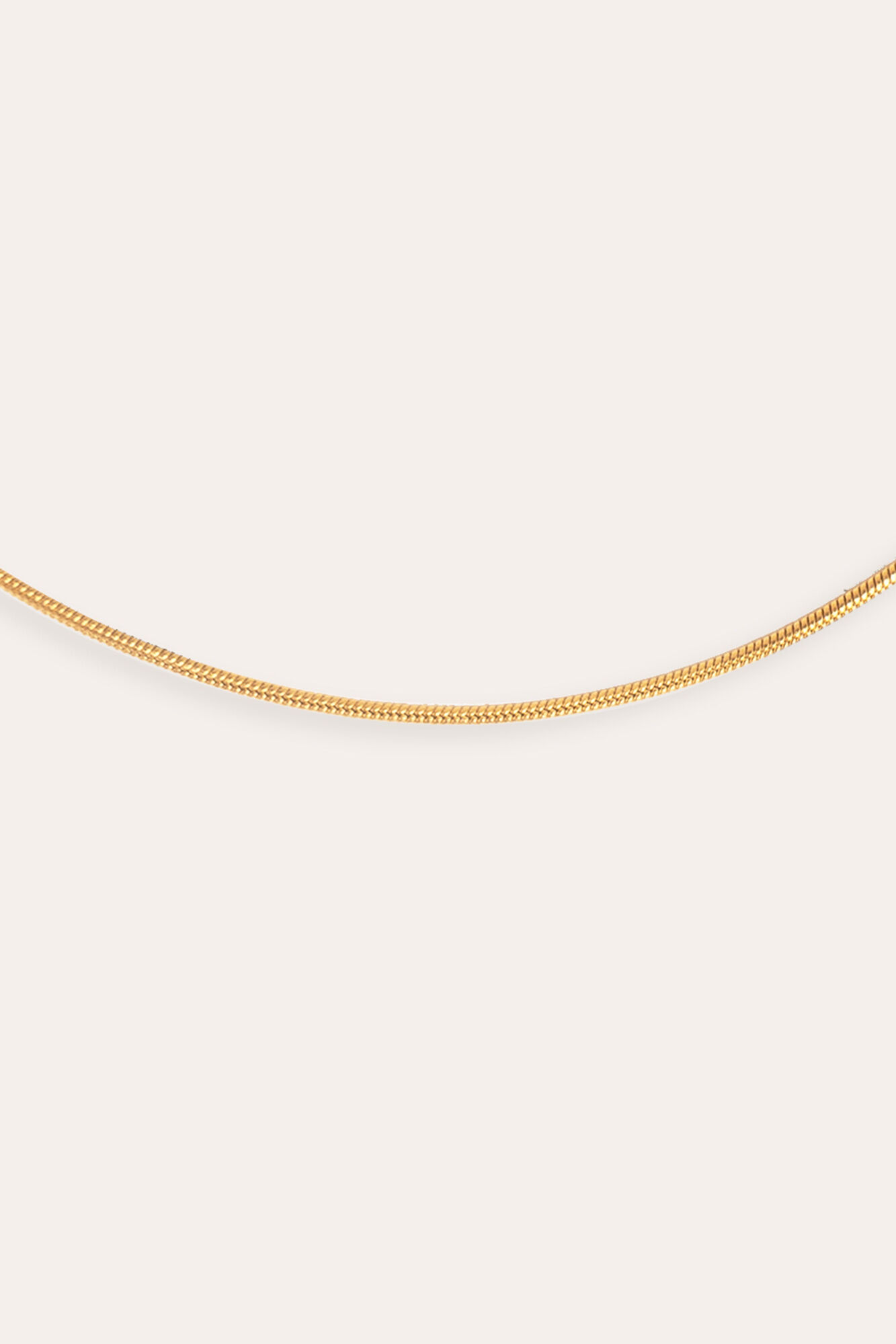 Singularu Colar Tail de A&ccedil;o com banho de ouro