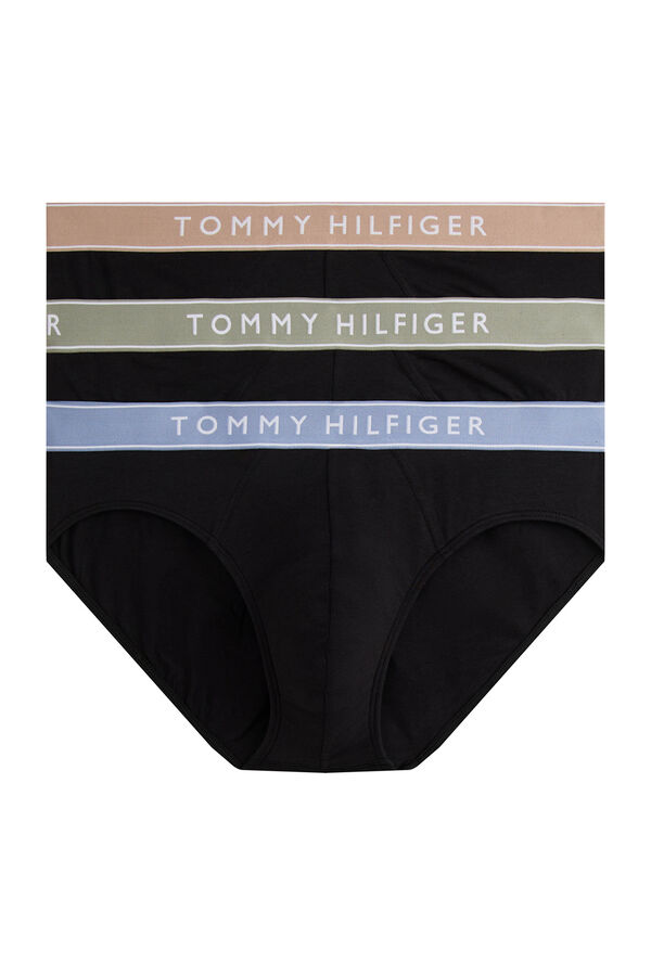 Tommy Hilfiger Pack de 3 Slip Algod&oacute;n negro