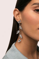 Singularu Pendientes Florenda Acero gris