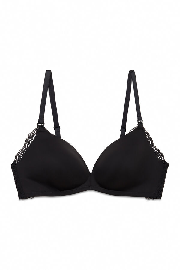 Women'secret Soutien maternity triangular com enchimento preto CHARMING preto