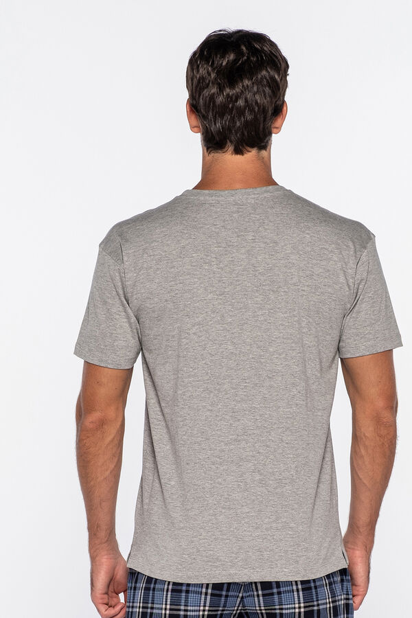 Punto Blanco T-shirt de manga curta de homem cinzento