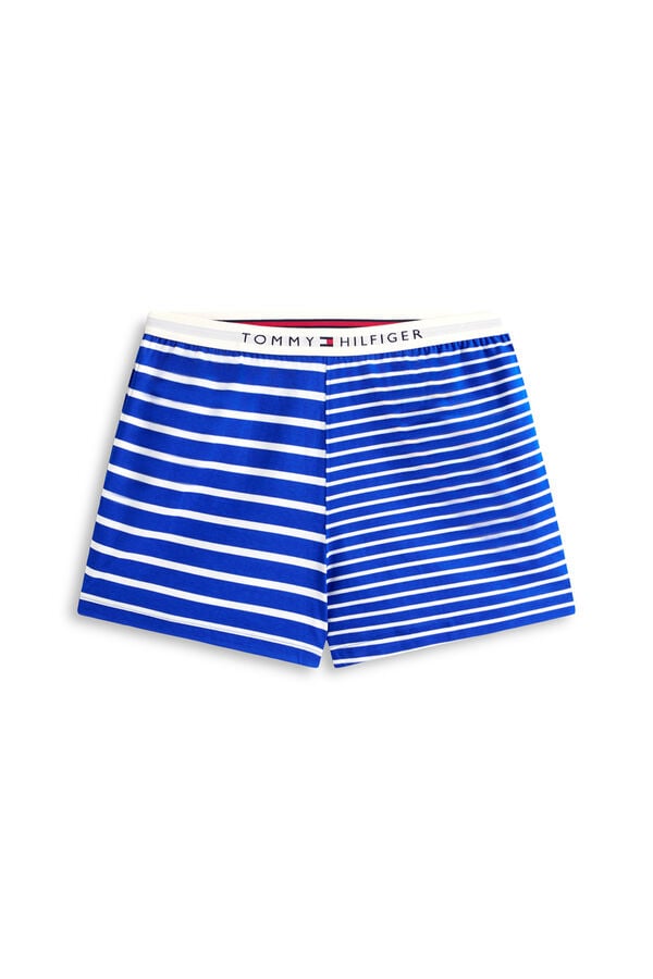 Tommy Hilfiger Conjunto de pijama curto &agrave;s riscas estampado