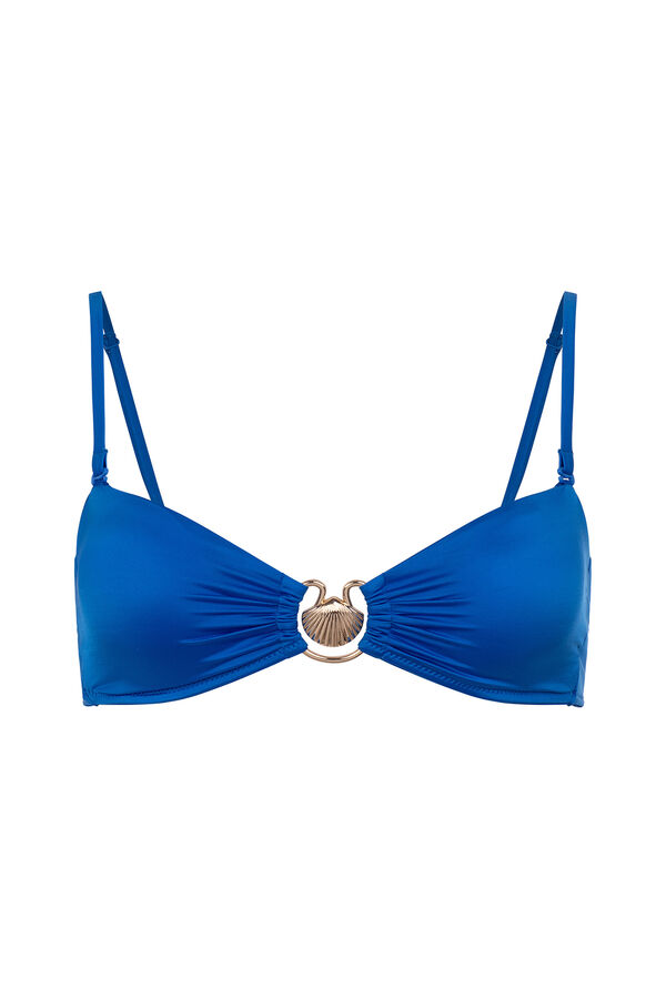Dorina Top bandeau com enchimento leve Lolas azul