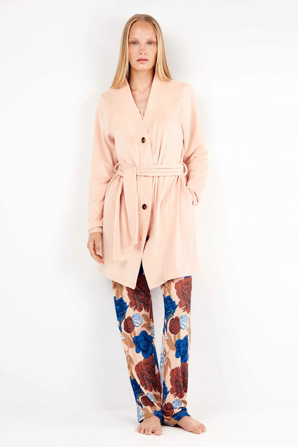Gisela Roupão de polar robe rosa