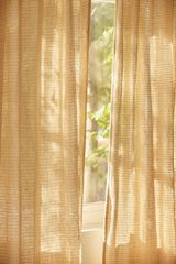 Calma House Cortina Red cru 140x280 estampado