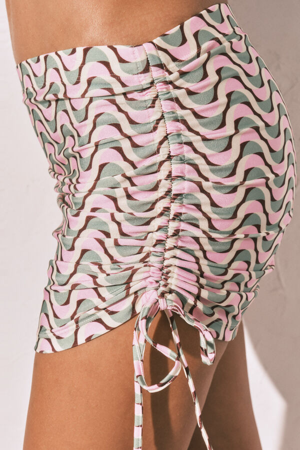 Women'secret P&aacute;reo minissaia estampado geom&eacute;trico estampado