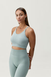 Born Living Yoga Top Sarvan Iceberg Verde
